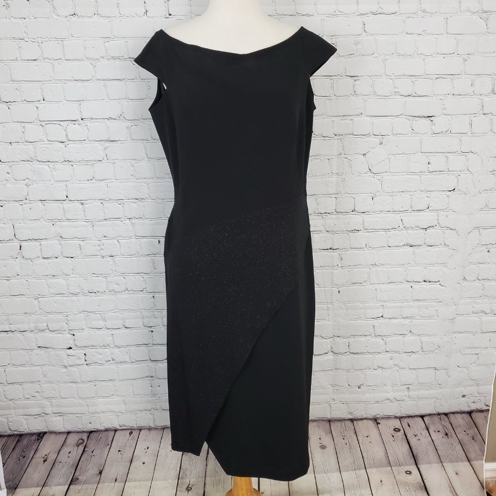 Donna Karan Sleeveless Black Dress 10 NWT